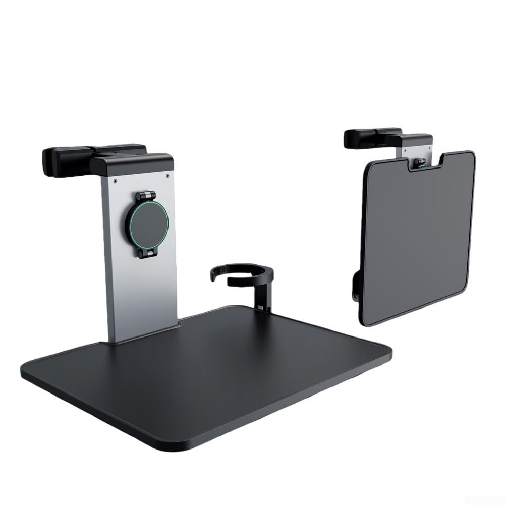 Magnetischer Auto Lenkrad Tisch Aluminium Legierung Robust | Aluminiumlegierung, ABS-Material, hohe Stabilität, langlebig, sicher für Geräte und Essen