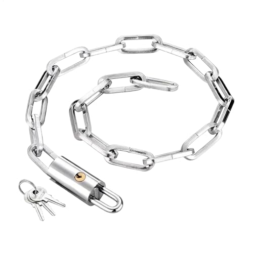 Heavy Duty Bike Lock Anti-Theft Bike Lock Steel Chain Lock with Keys