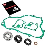 Water Pump Rebuild Kit Gaskets Seals BEARING Compatible with Honda CR250 CR250R 1992-2001