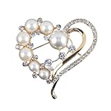 FASELE ブローチ 花 パール エレガント ジルコニア コサージュ 胸飾り 卒業式 入学式 結婚式 セレモニー フォーマル ジャケット スーツ ドレス アクセ パーティー ピン 母の日 ギフト 贈り物 プレゼント