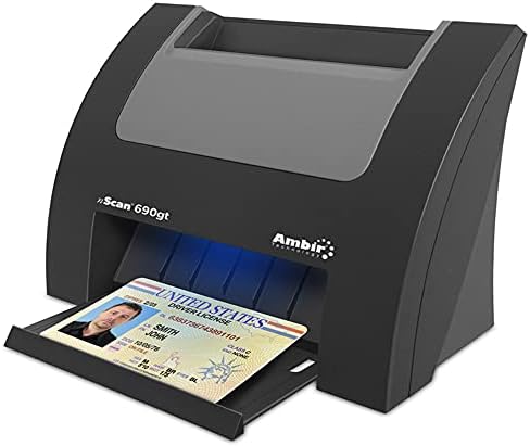 Ambir nScan 690gt High-Speed Vertical Card Scanner for Windows PC
