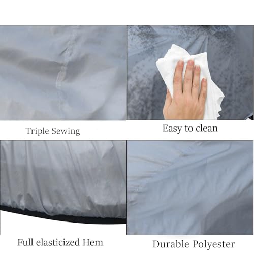 Image of Allextreme ME7001 Car Body Cover Compatible with Maruti Suzuki Ertiga Custom Fit Dustproof UV Heat Resistant Indoor Outdoor Body Protection (Grey Without Mirror)