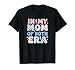 in My Mom of Both Era Mom Retro Mama of Both Groovy Design T-Shirt