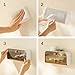 MORNITE Pad Holder for Bathroom,Sanitary Napkins Organizer,Feminine Tampons Storage Day Overnight Cotton Pad Holder, Brown