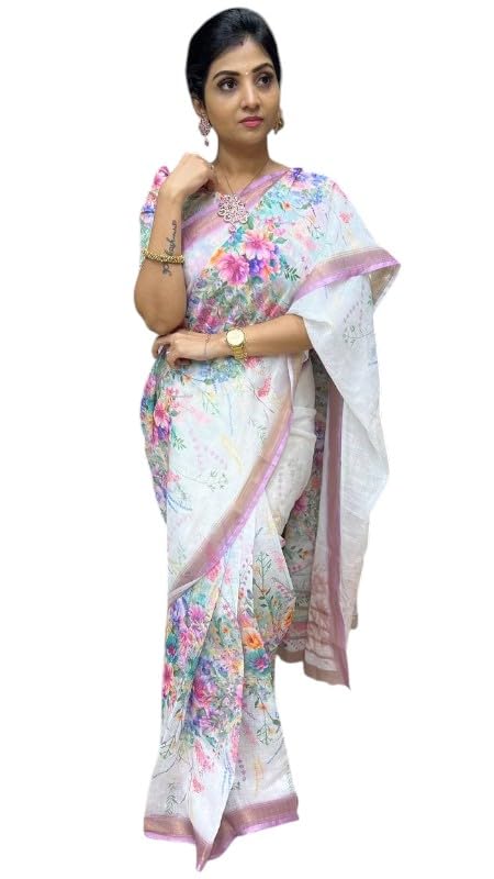 Soft Linen Cotton Saree- Desing Saree-Designer saree-31-image-42