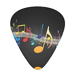 Ensemble de 12 médiators de guitare colorés pour guitare acoustique, guitare électrique, contrebasse, ukulélé - Les Beatles, Paul McCartney, John Lennon, RIngo Starr, George Harrison
