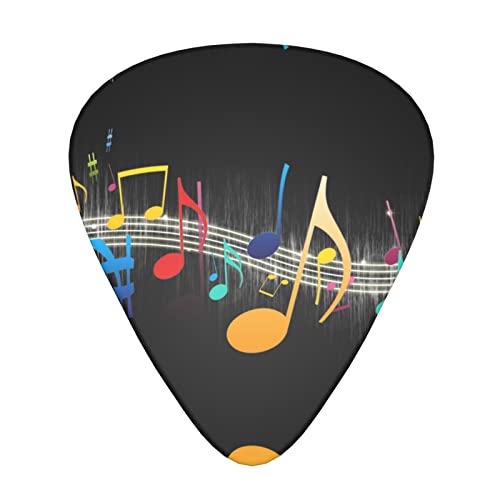 Ensemble de 12 médiators de guitare colorés pour guitare acoustique, guitare électrique, contrebasse, ukulélé - Les Beatles, Paul McCartney, John Lennon, RIngo Starr, George Harrison Ensemble de 12 médiators de guitare colorés pour guitare acoustique, guitare électrique, contrebasse, ukulélé