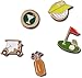 Crocs Jibbitz 5-Pack Sport Shoe Charms | Jibbitz, 19th Hole, One Size