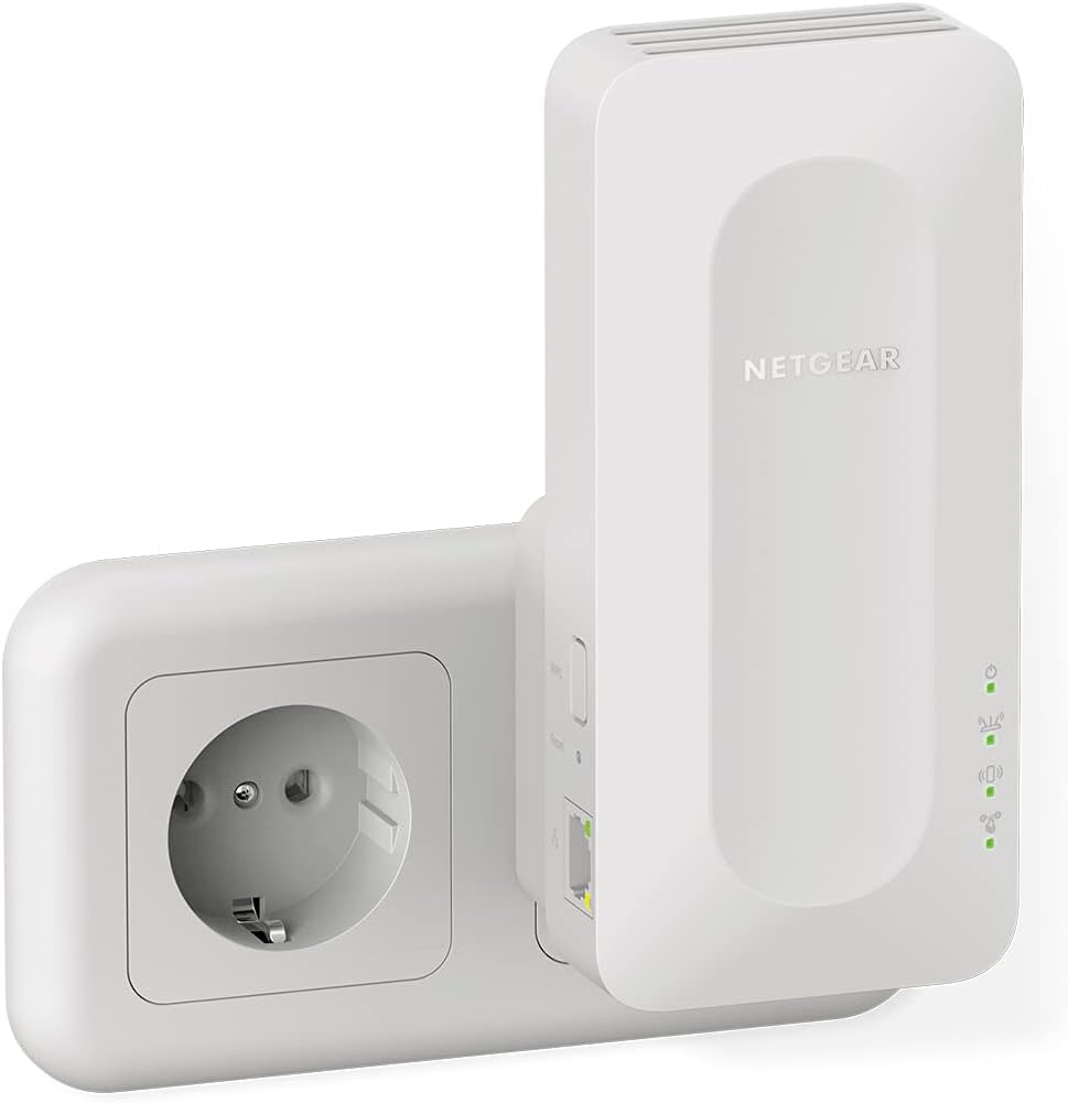 WiFi 6 Range Extender (EAX12) - Add up to 960 sq. ft., 15 Devices - AX1600 Dual-Band Wireless Signal Booster & Repeater (up to 1.6 Gbps Speed), WPA3 Security, Smart Roaming