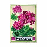 Evergreen Flag Garden Flag 12x18 Double Sided | Welcome Garden Flags For Outside...