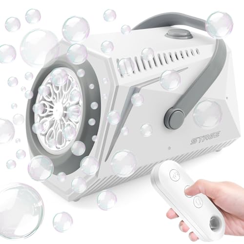Akku Seifenblasenmaschine mit Fernbedienung - LED...