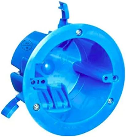 6 Pack PVC Round Old Work Ceiling Electrical Box - 3" Dia