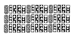 Casino Las Vegas playing Cards Gambling Collections (PLAYING CARDS Nail Stencil c111)
