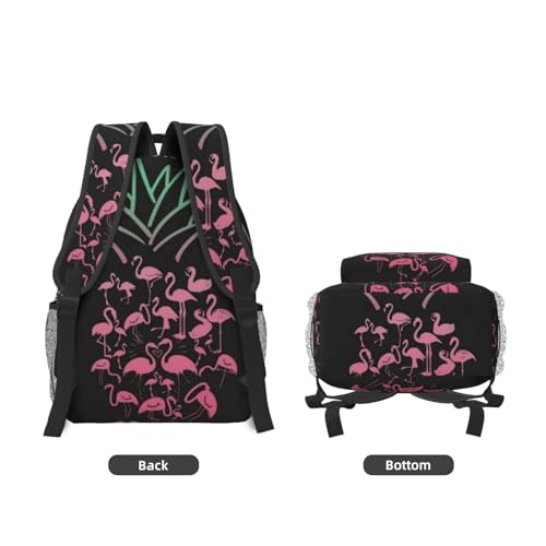 Sac à dos pour enfants écolière noir étanche taille unique - 3