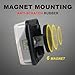 Agrieyes Halo Wireless Trailer Lights, 2 Mounting Options Magnetic Trailer Light for Towing, Portable LED Tow Lights Kit for Trucks, Boat, RV Silver and Red