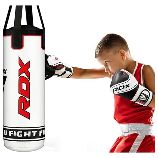 RDX Kids Punching Bag Heavy Boxing 2FT UNFILLED MMA Punching Training Gloves Kickboxing