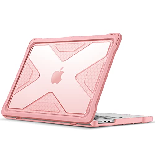 Funda rígida para MacBook Pro 14 A2992 A2779 con parachoques TPU Fintie