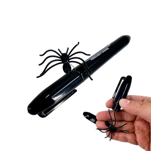 Bolígrafo Araña Broma - Pluma Insecto Realista Divertido Truco Fiesta Oficina Escuela | Regalo Novedad Niños Adultos, Tamaño Bolsillo Accesorio 10cm ABS Gag Miedo Halloween Juguete Útil Bolígrafo Araña Broma - Pluma Insecto Realista Divertido Truco Fiesta Oficina Escuela | Regalo Novedad Niños Adultos, Tamaño Bolsillo Accesorio 10cm ABS Gag Miedo Halloween Juguete Útil