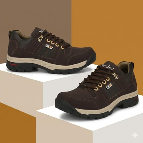 Image of Shoe Island Solid Black Premium Leatherette Ankle Length Casual Boots for Men