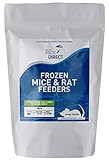 MiceDirect 50 Large Fuzzie Mice: Pack of Frozen Large Fuzzie Feeder Mice - Food for Corn Snakes,...