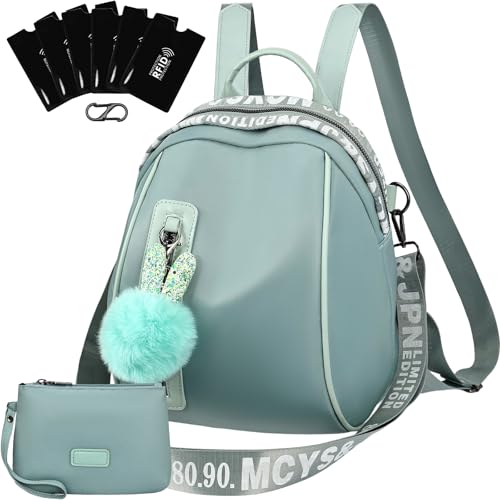 Imagen de Eshow Mochila Mujer Pequeña con Múltiples Bolsillos