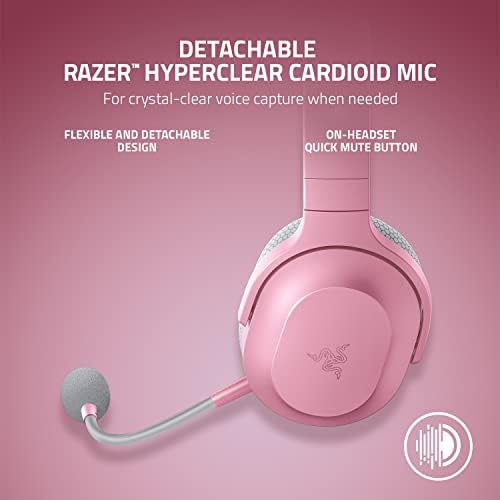 Razer Barracuda X Wireless Gaming & Mobile Headset, Quartz Pink - 4