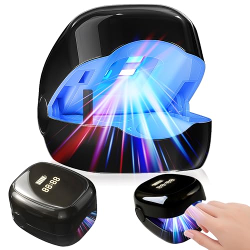 Nail Fungus Laser Treatment LED Light Device-Solution for Fungal Infections,Nail Fungus Laser Treatment Device for Damaged, Thick Toenails and Fingernails,Suitable for Home Use(Black)