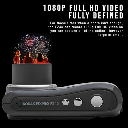 Kodak PIXPRO FZ45 Digital Camera (Black) Bundle - image 5