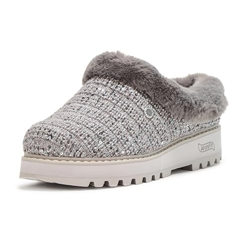 Skechers Women's Martha Stewart Arch Fit Keepsakes-ICY Glitz Slipper