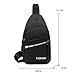 Sling Bag for Men, Lightweight Small Fashion Sling Backpack,Casual Waterproof Durable Mens Cross Body Bag for Hiking