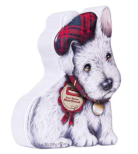 Walkers Shortbread Wee Scottie Dog Shaped Shortbread Cookie Gift Tin, 7.0 Ounces - Thumbnail 3