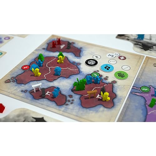 Archona Games: Small Samurai Empires Expansion - Rise of Tokugawa, Juego de mesa de estrategia Área de control en Japón feudal, para 1 a 5 jugadores, edades 13+ miniatura 4
