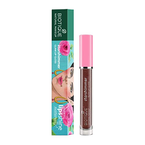 Image of Biotique Natural Makeup Starshimmer Glam Lipgloss, Gypsy Love, 3ml