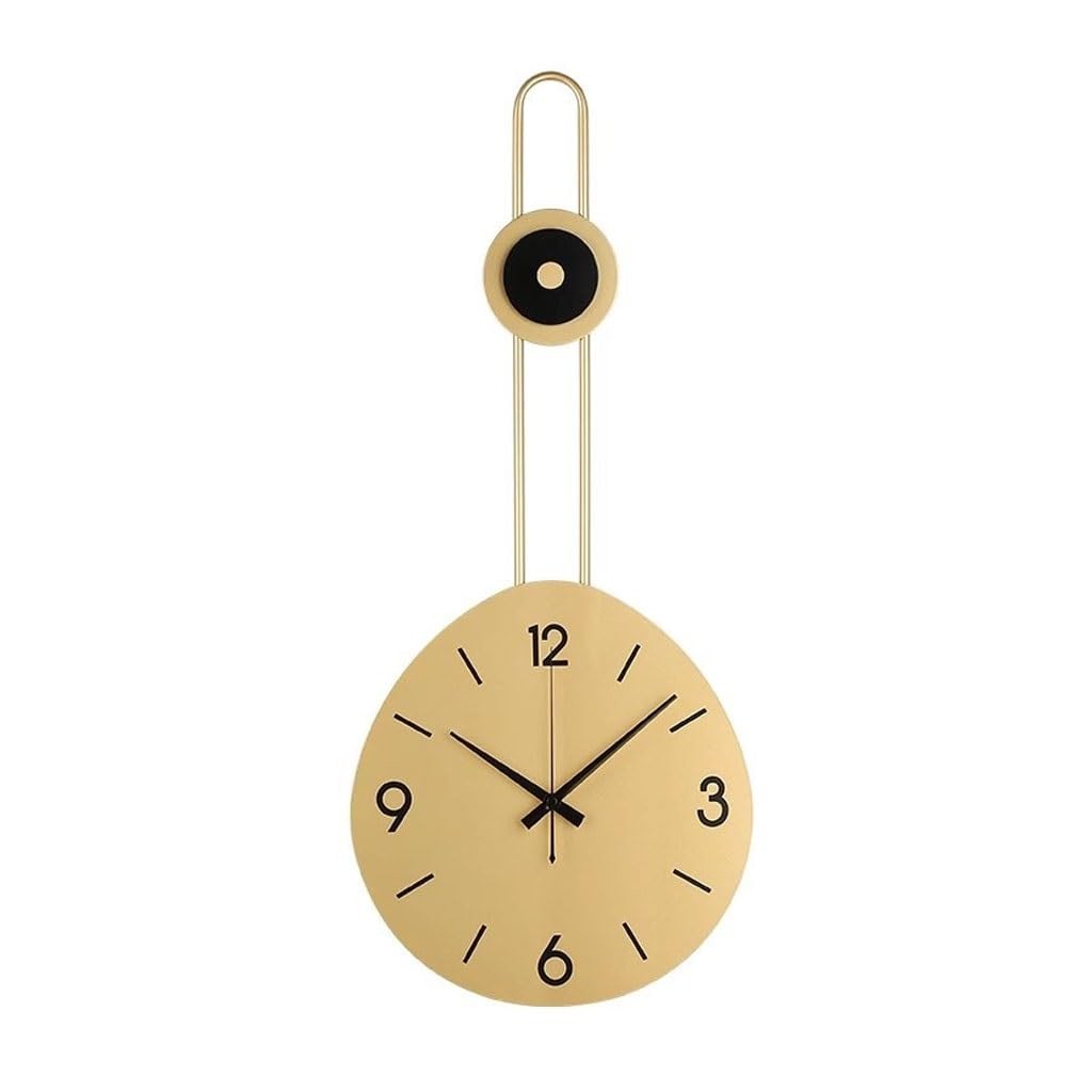 EINES Silent Decorative Wall Clock Living Room Wall Clock Creative Fashion Wall Clock Home Simple Decoration Silent Clock Easy to Read