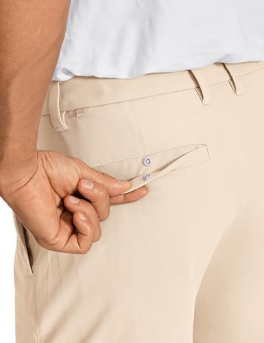 CRZ YOGA Men's All Day Comfy Golf Shorts - 7"/9" Stretch Lightweight Flat Front for Casual Work with Pockets4