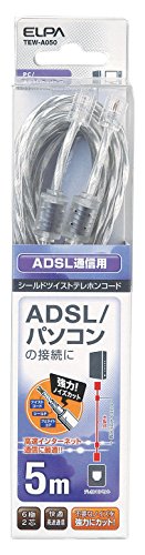 Elpa ADSL Shield Twist 6 Pole 2 Core 5 m Tew – A050