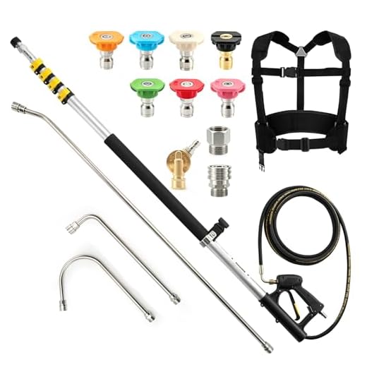 24FT Telescoping Pressure Washer Wand Kit