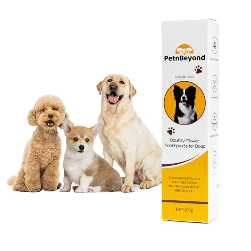 PetnBeyond Dog Toothpaste - Poultry Flavor Teeth Brushing Cleaner, Pet Breath Freshener, Oral Care, Professional Pet Toothpaste for Dogs and Cats. Controls Plaque, Tartar, Bad Breath, Reduces Plaque - image 7