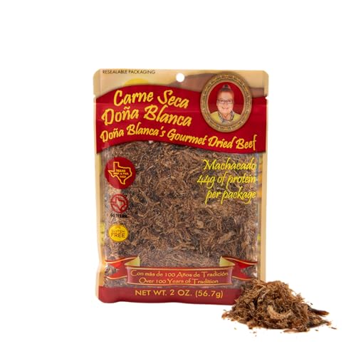 Doña Blanca Carne Seca 2 oz - Shredded Beef Jerky, Keto Friendly