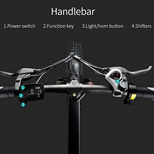 FIIDO M1 Pro Folding Ebike, 20 Inch Electric Bikes for Adults, 48V 500W 12.8Ah Lithium-Ion Battery Mountain Ebike, Max… - Image 6