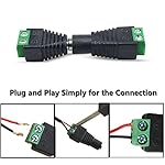 iJiGui-4-Pairs-DC-Connector-Male-Female-Professional-55-x-21-mm-12-V-DC-Screw-Terminal-Plug-Connector-for-CCTV-Security-Camera-DVR-and-LED-Strip-Light