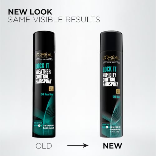 Image of L'Oreal Paris LOCK IT Humidity Control Hairspray (Packaging May Vary)
