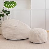 giant bean bag chair canada 【Pratique】Ce pouf s'adapte parfaitement à de nombreux espaces de vie grâce à sa forme classique appréciée et à ses multiples couleurs et tailles ! Sa poignée pratique facilite son déplacement d'une pièce à l'autre.