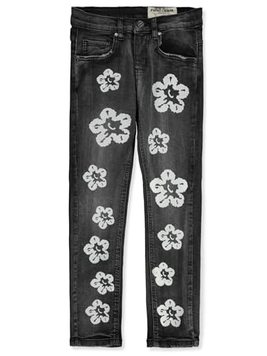 FWRD Boys' Flower Jeans - Black/White, 14