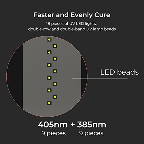 Creality Wash and Cure Station UW-01 2 in 1 Machine Resin 3D Printer UV Curing Rotary Box Bucket for LCD/DLP/SLA Washing Size 7.48x6.06x7.87 inches - Image 3