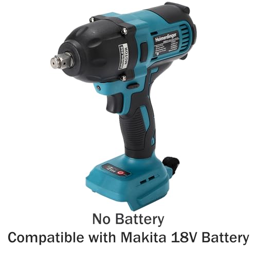 1/2 Inch Cordless Impact Wrench for Makita 18V Battery - 580 Ft-lbs Brushless High Torque Electric Power Impact Gun,2300RPM for Car/Truck Tires & Heavy Duty Jobs - Image 3
