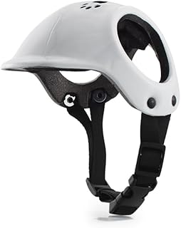 Pet Helmet,Dog Helmets for Small Dogs with Ear Holes, Hard Safety Pet Dog Hat for Puppy, Windproof Doggies Motorcycle Helm...