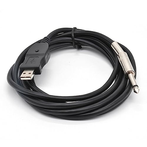 Câble USB vers TRS 6,35 mm pour brancher un microphone externe sans interface audio - 4