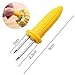 CandyHome 20 Pack Stainless Steel Corn Holders Corn on The Cob Skewers for BBQ Twin Prong Sweet Corn Holder Home Cooking Fork