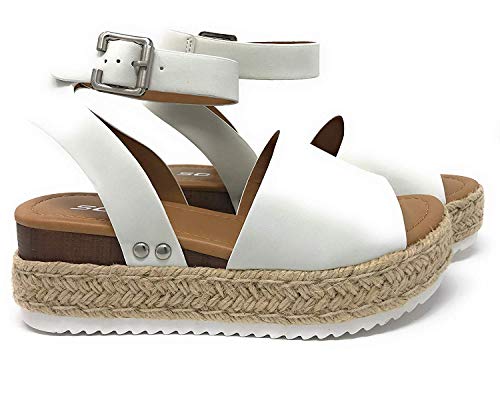 soda womens valett open toe casual ankle strap sandals